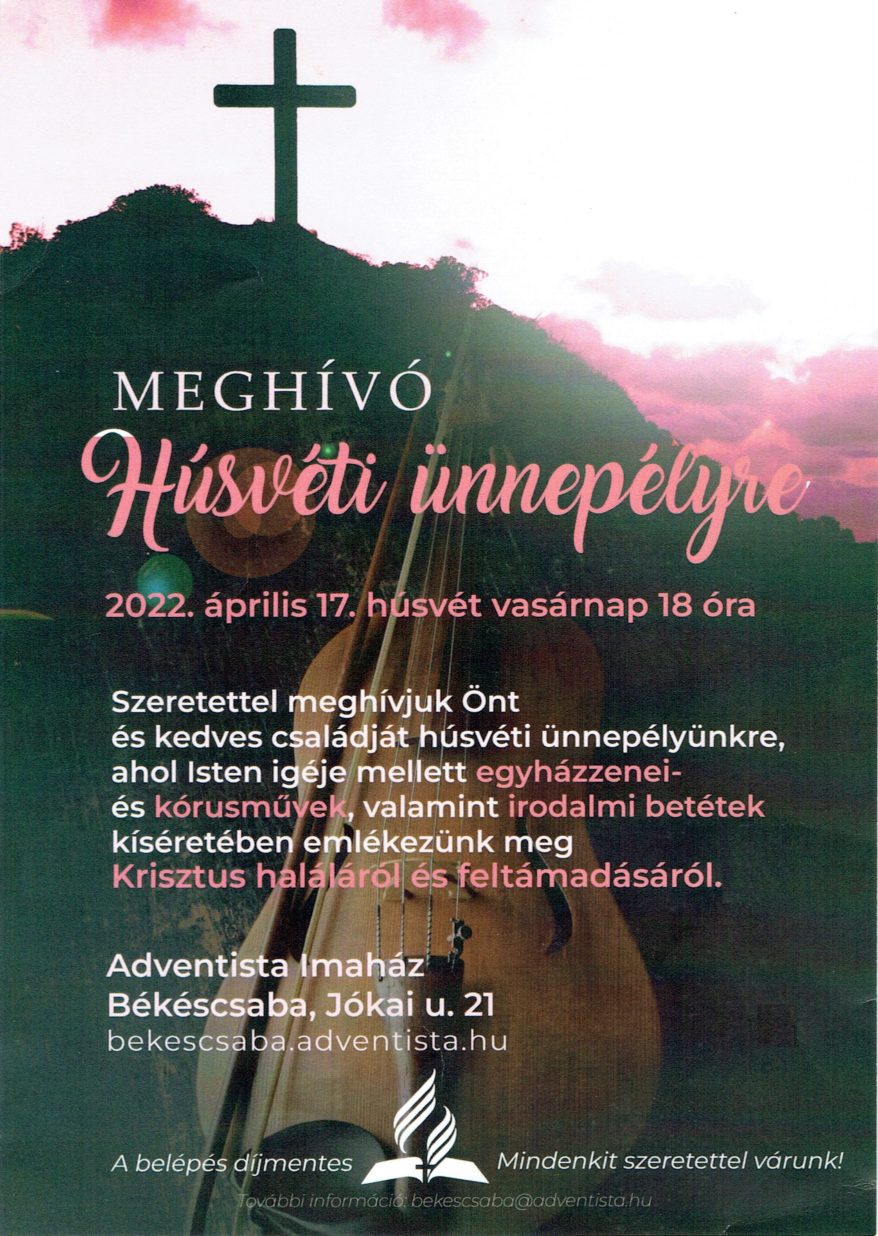 plakát Húsvéti ünnepély 2022