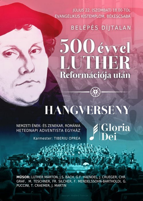 Hangverseny – 500 évvel Luther reformációja után